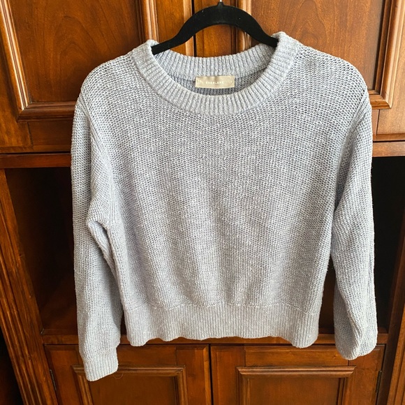 Everlane Cotton Linen Crew Sweater Size 